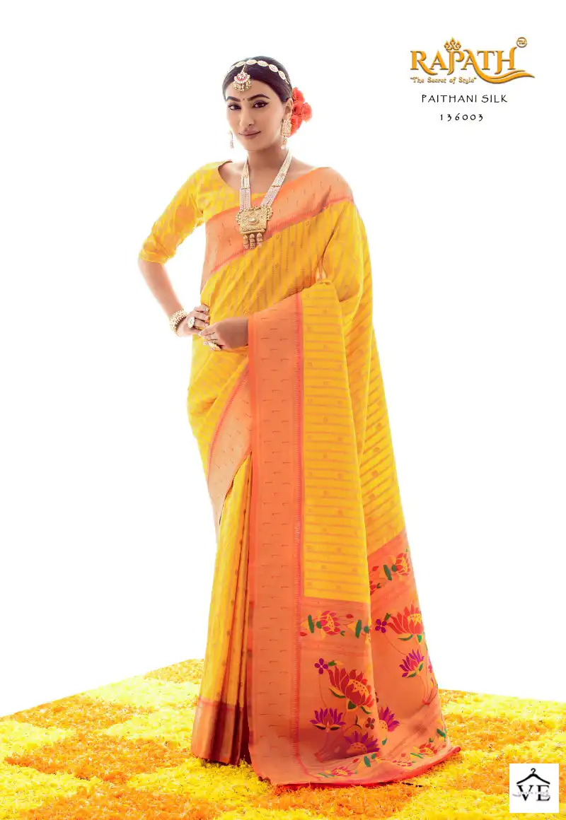 Rajpath Kalakruti Soft Paithani Silk Wholesale Sarees Catalog — Wholesale Sarees, MPA wholesale from Surat - Gallery Image 3