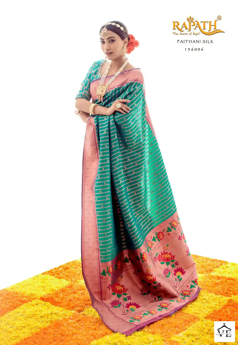 Rajpath Kalakruti Soft Paithani Silk Wholesale Sarees Catalog — Wholesale Sarees, MPA wholesale from Surat - Gallery Image 6