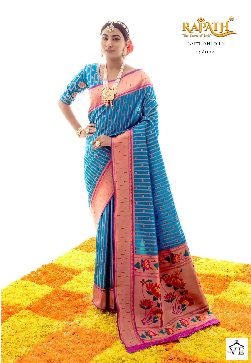 Rajpath Kalakruti Soft Paithani Silk Wholesale Sarees Catalog — Wholesale Sarees, MPA wholesale from Surat - Gallery Image 8