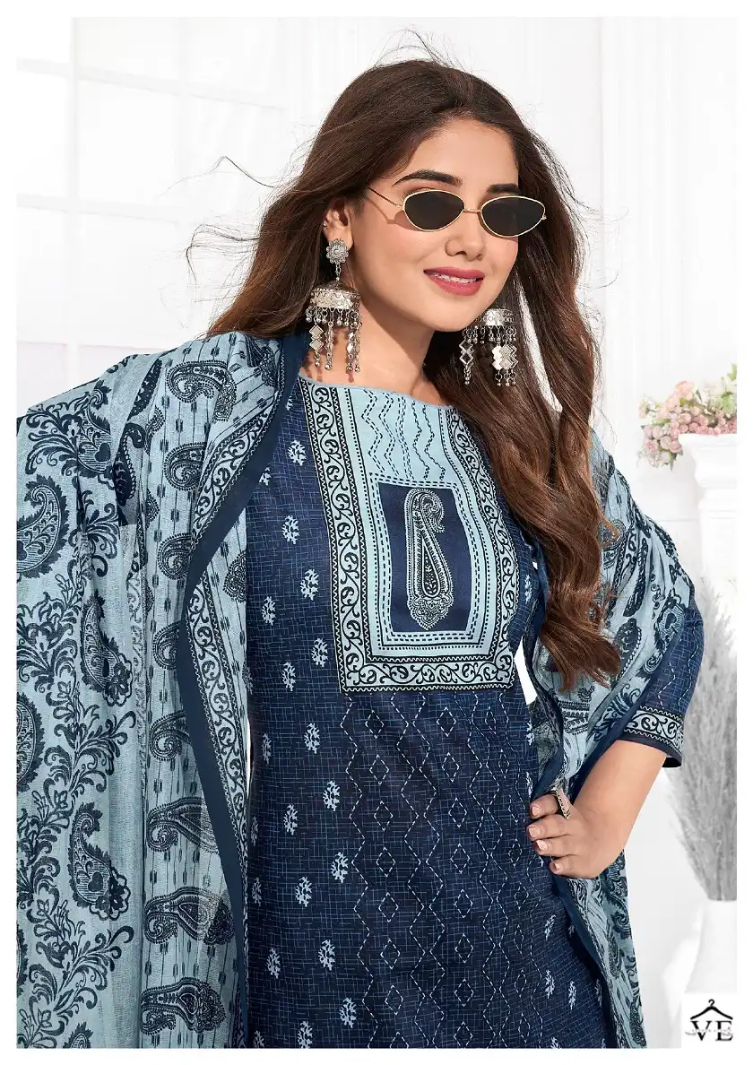 Vardan Ethnic Gulabo Vol 2 Cotton Wholesale Salwar Suit Catalog — Wholesale Salwar Suits, MPA wholesale from Surat - Gallery Image 8