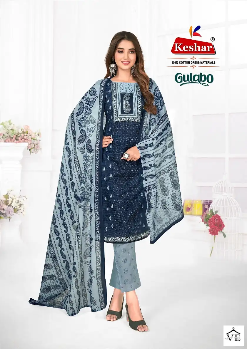 Vardan Ethnic Gulabo Vol 2 Cotton Wholesale Salwar Suit Catalog — Wholesale Salwar Suits, MPA wholesale from Surat - Gallery Image 9