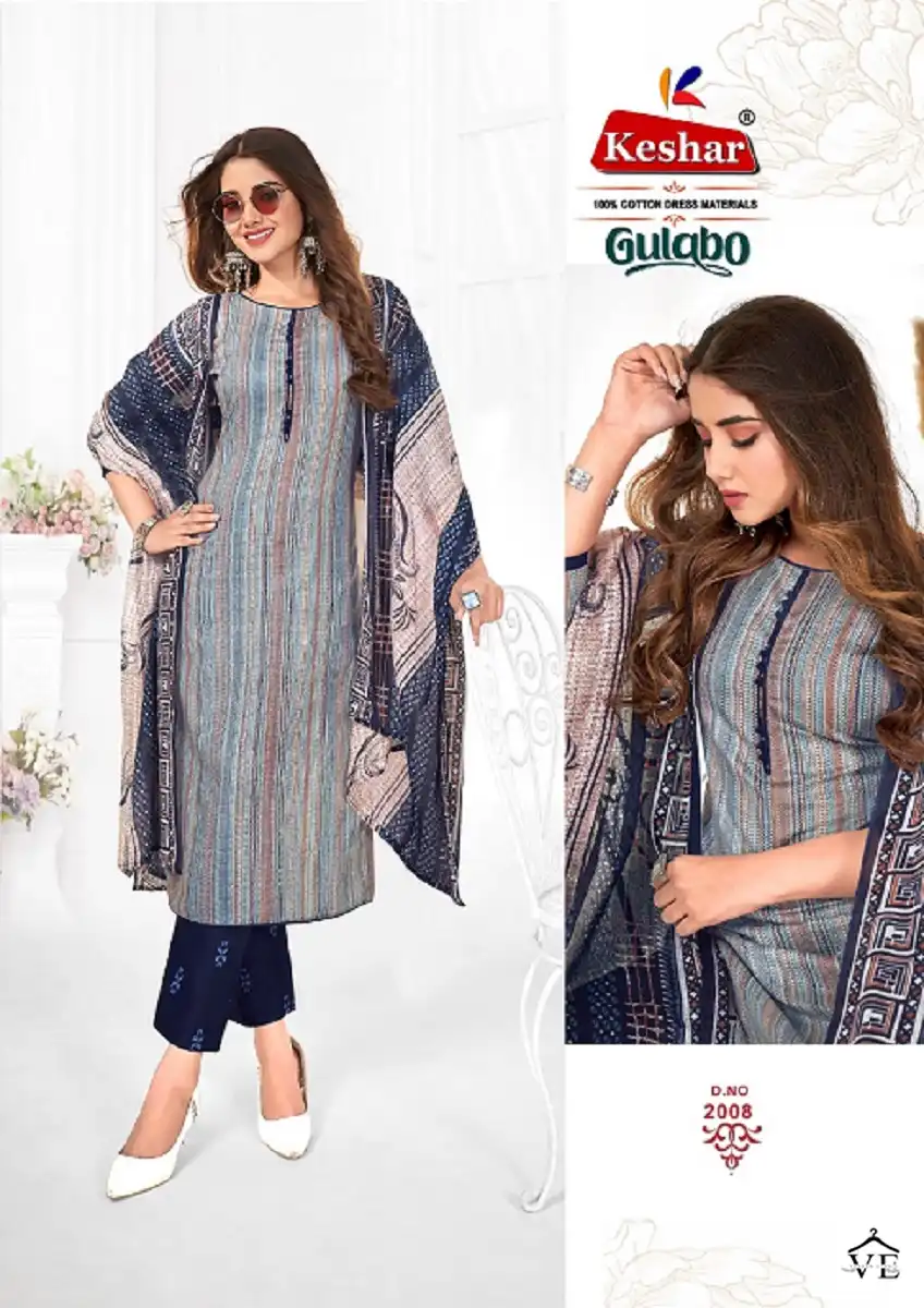 Vardan Ethnic Gulabo Vol 2 Cotton Wholesale Salwar Suit Catalog — Wholesale Salwar Suits, MPA wholesale from Surat - Gallery Image 10