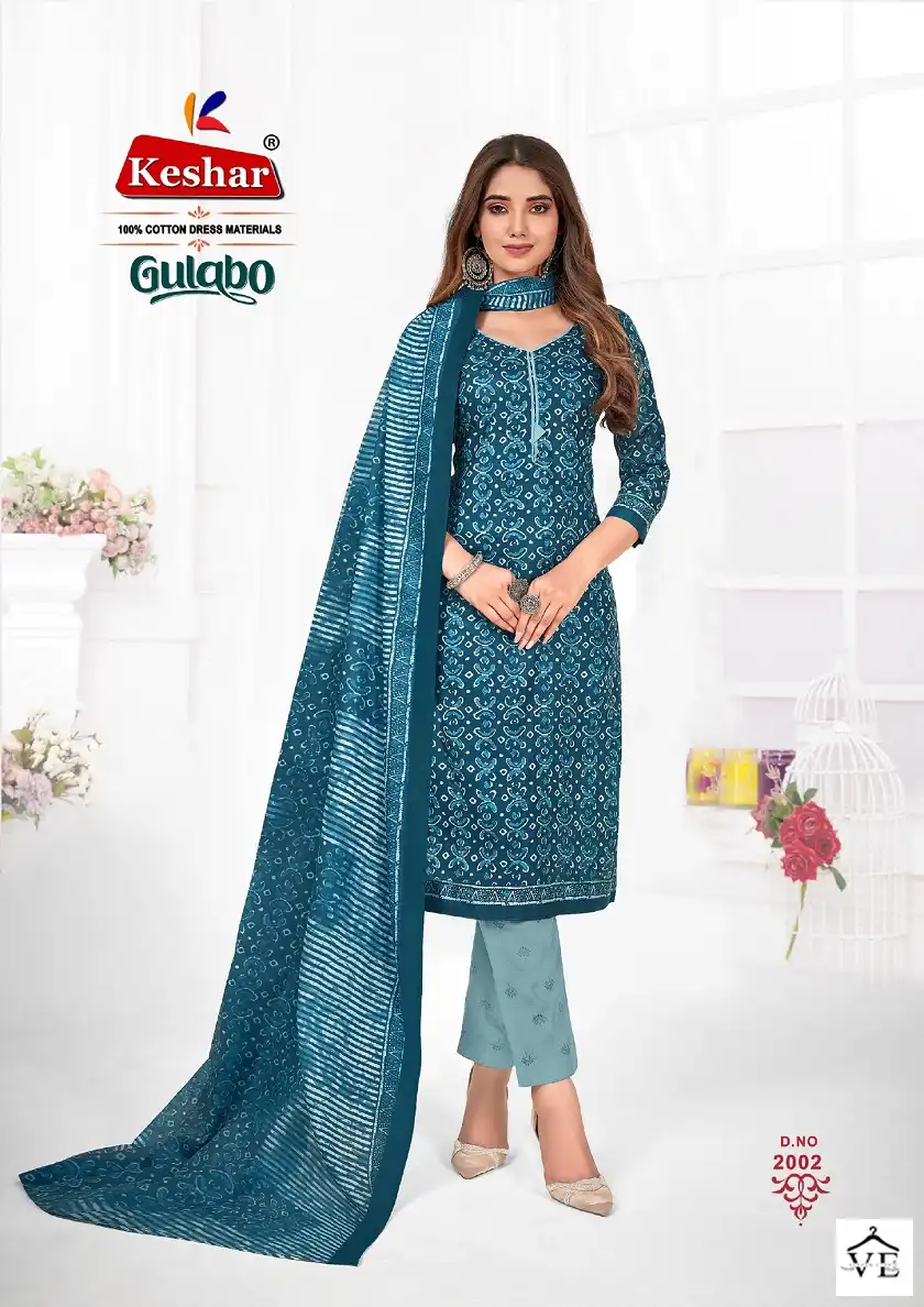 Vardan Ethnic Gulabo Vol 2 Cotton Wholesale Salwar Suit Catalog — Wholesale Salwar Suits, MPA wholesale from Surat - Gallery Image 2