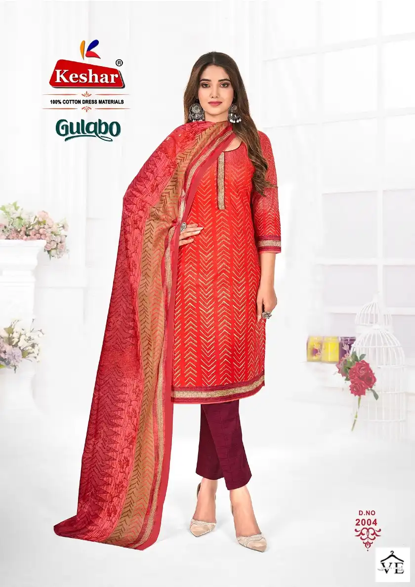 Vardan Ethnic Gulabo Vol 2 Cotton Wholesale Salwar Suit Catalog — Wholesale Salwar Suits, MPA wholesale from Surat - Gallery Image 4