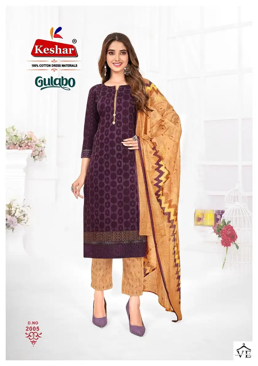 Vardan Ethnic Gulabo Vol 2 Cotton Wholesale Salwar Suit Catalog — Wholesale Salwar Suits, MPA wholesale from Surat - Gallery Image 6