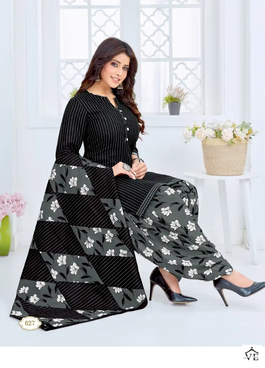 Vardan Ethnic Kuber Geet Patiyala Vol 7 Cotton Wholesale Readymade Salwar Suit Catalog — Wholesale Salwar Suits, MPA wholesale from Surat - Gallery Image 13
