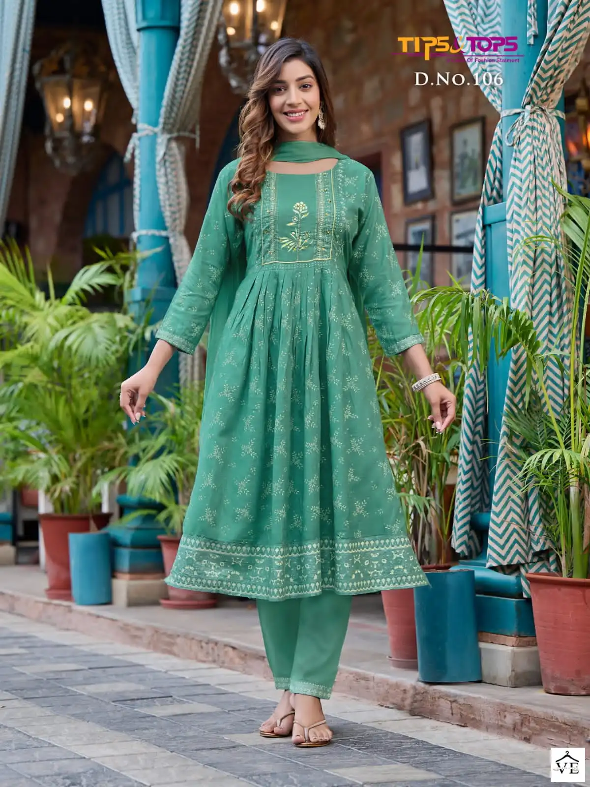 Tips And Tops Label Rayon Wholesale Readymade Salwar Suit Catalog — Wholesale Salwar Suits, MPA wholesale from Surat - Gallery Image 4