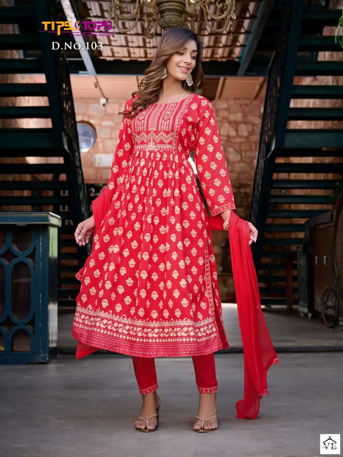 Tips And Tops Label Rayon Wholesale Readymade Salwar Suit Catalog — Wholesale Salwar Suits, MPA wholesale from Surat - Gallery Image 5