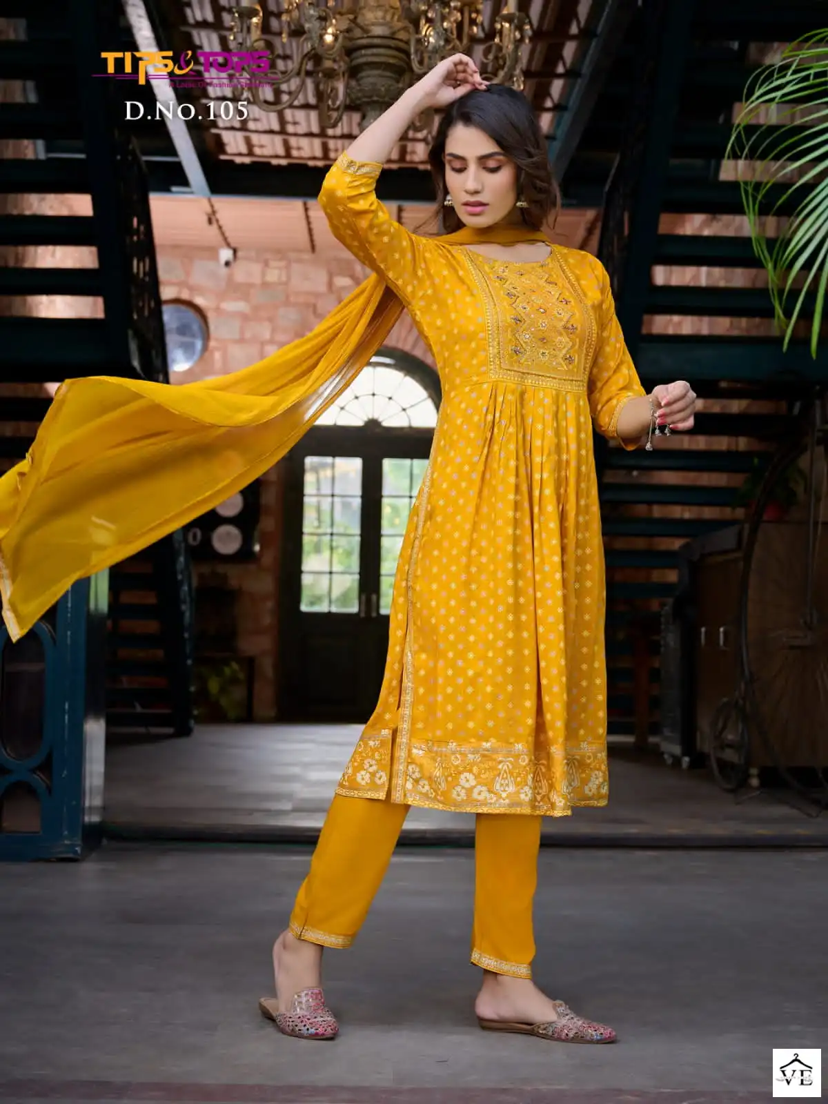 Tips And Tops Label Rayon Wholesale Readymade Salwar Suit Catalog — Wholesale Salwar Suits, MPA wholesale from Surat - Gallery Image 6