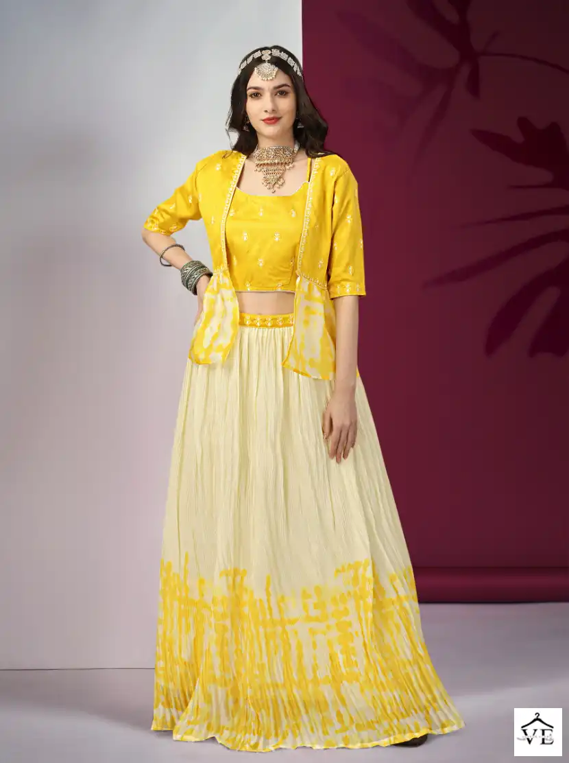 Biva Lavanyaa Georgette Wholesale Readymade Lehenga Catalog — Wholesale Lehenga, MPA wholesale from Surat - Gallery Image 3