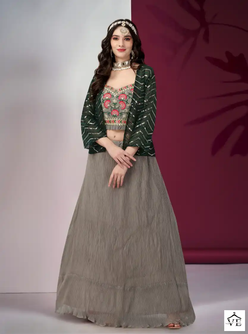 Biva Lavanyaa Georgette Wholesale Readymade Lehenga Catalog — Wholesale Lehenga, MPA wholesale from Surat — view 5