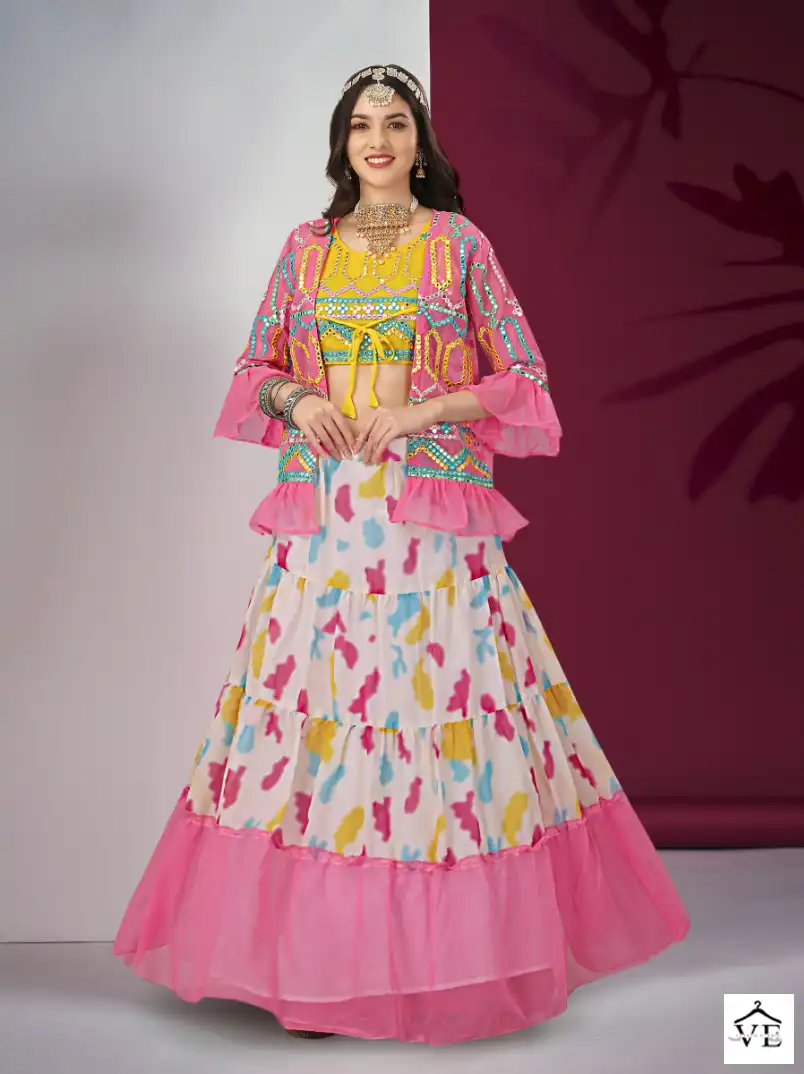 Biva Lavanyaa Georgette Wholesale Readymade Lehenga Catalog — Wholesale Lehenga, MPA wholesale from Surat - Gallery Image 2