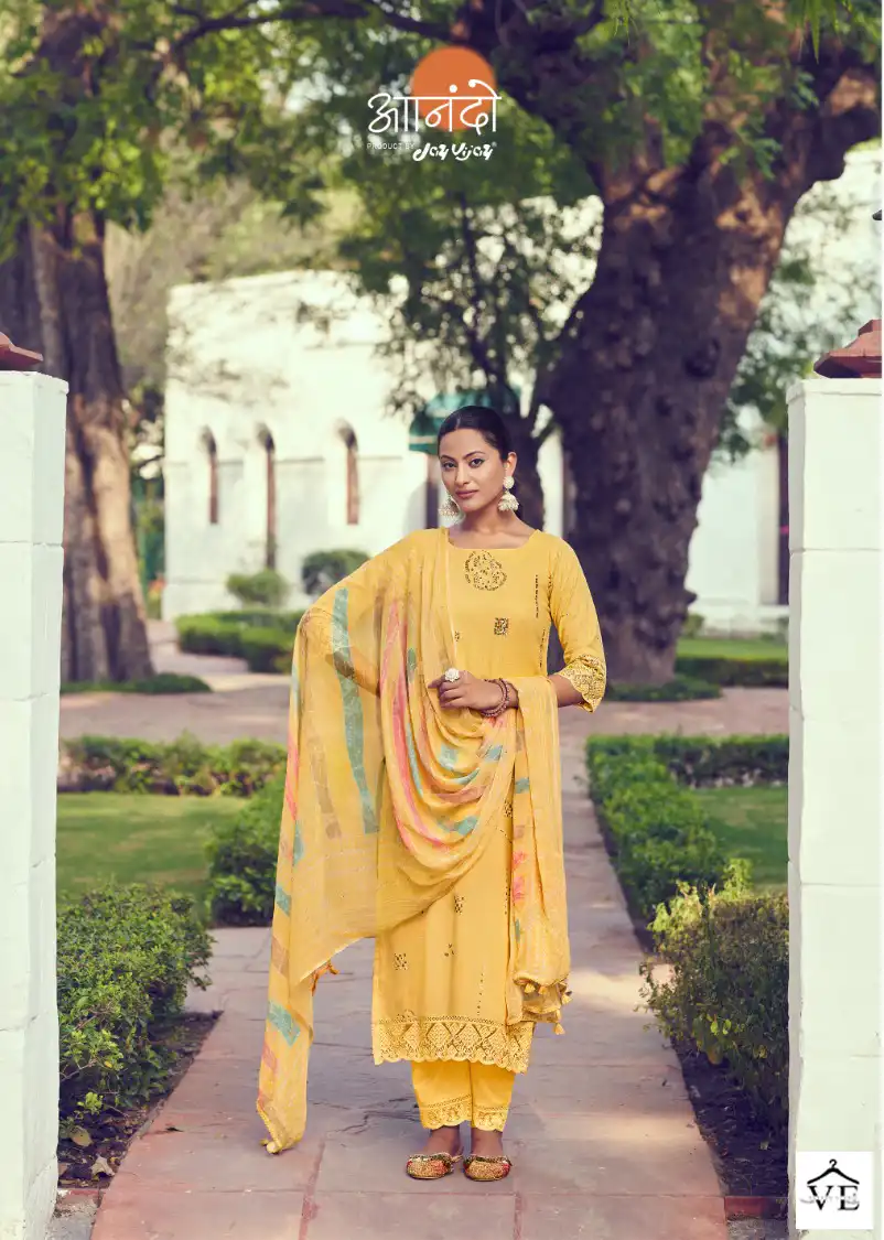 Jayvijay Lenora 3081 Pure Linen Wholesale Designer Salwar Suit Catalog — Wholesale Salwar Suits, MPA wholesale from Surat - Gallery Image 2