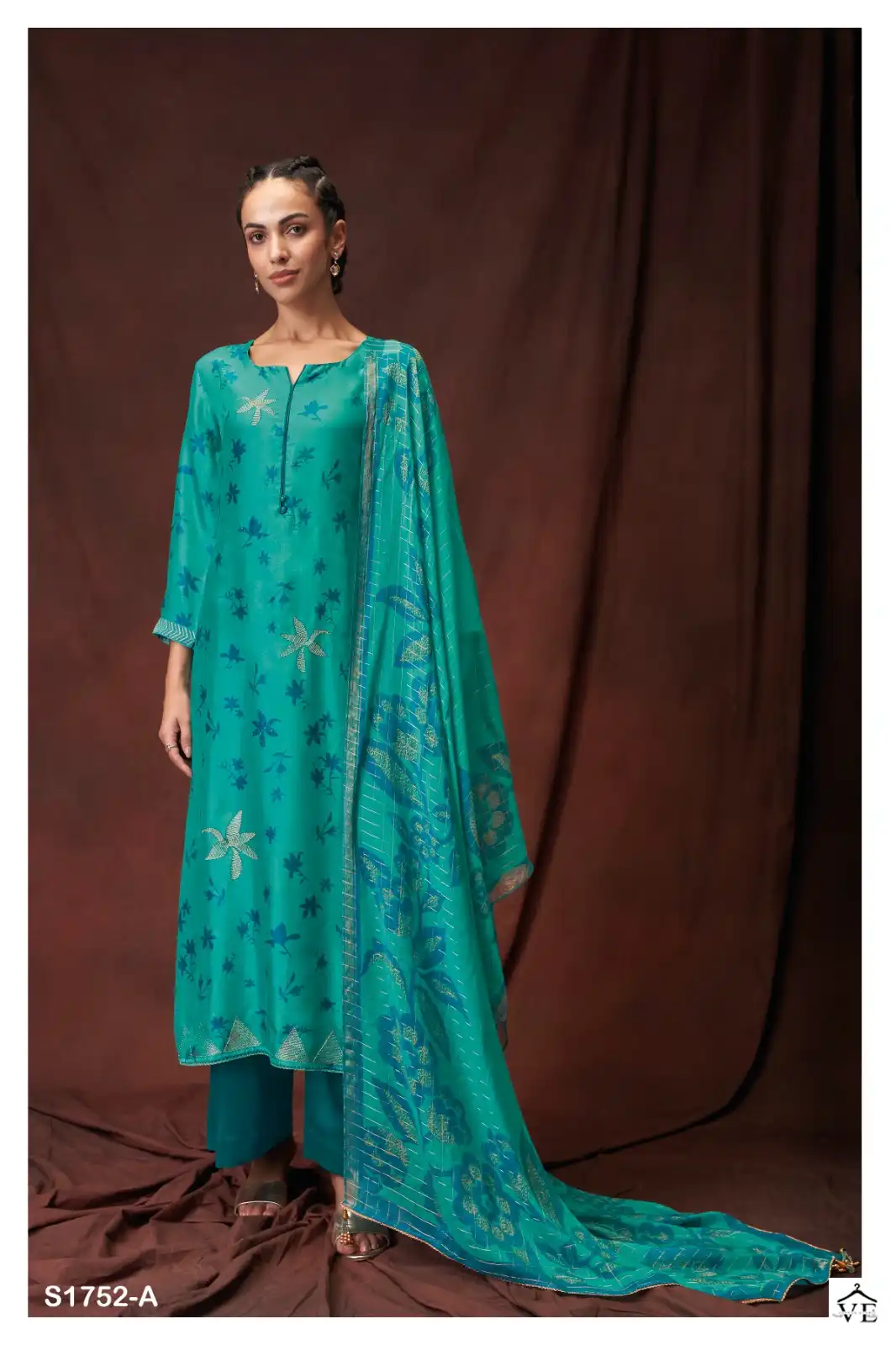 Ganga Leonie 1752 Premium Bemberg Russian Silk Wholesale Designer Salwar Suit Catalog — Wholesale Salwar Suits, Ganga wholesale from Surat - Gallery Image 2