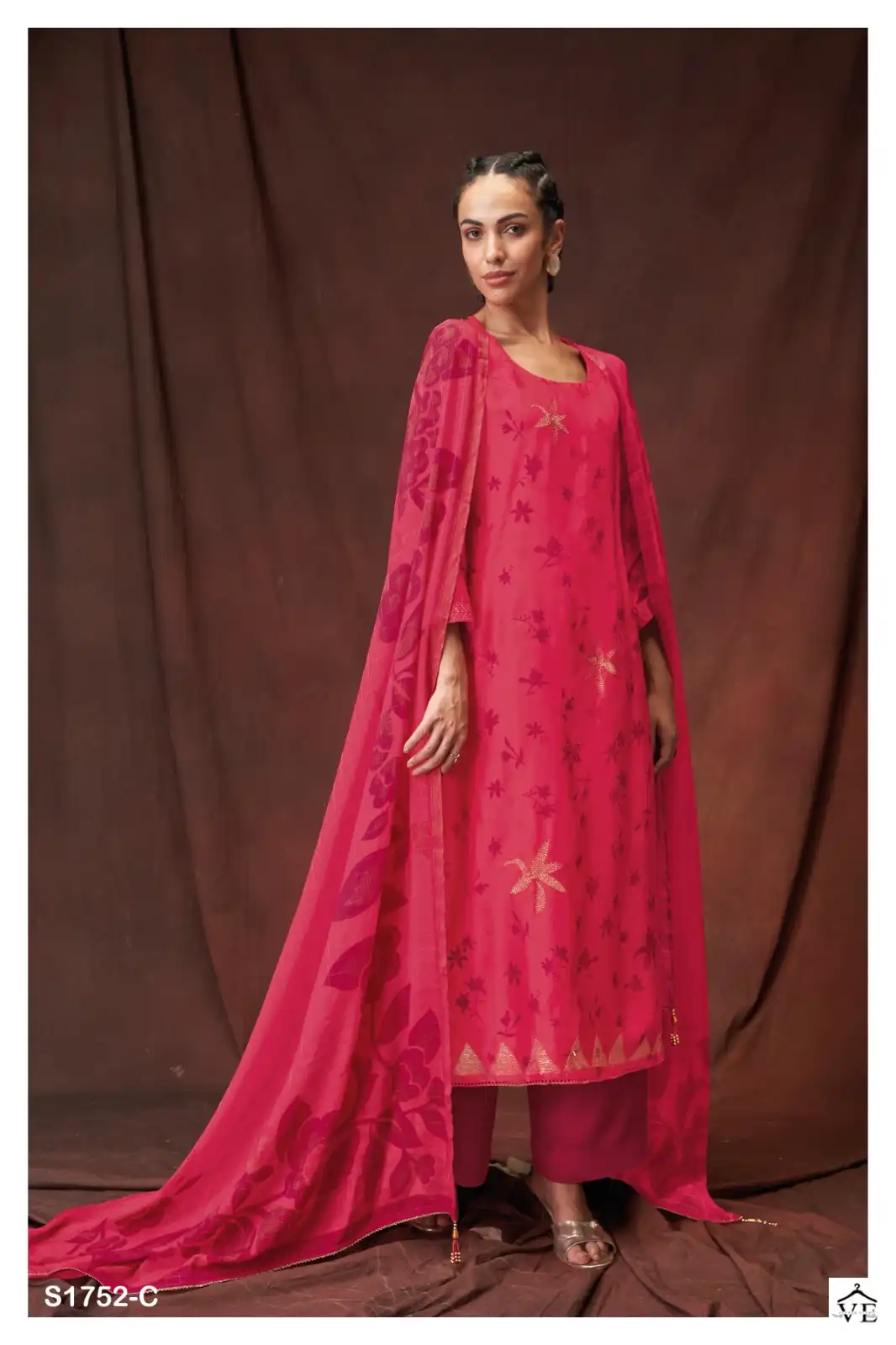 Ganga Leonie 1752 Premium Bemberg Russian Silk Wholesale Designer Salwar Suit Catalog — Wholesale Salwar Suits, Ganga wholesale from Surat - Gallery Image 3