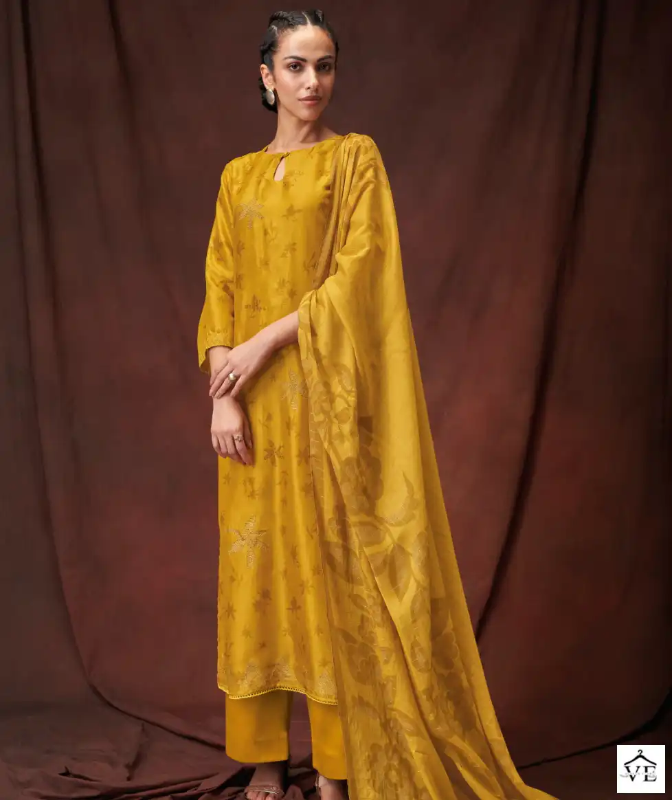 Ganga Leonie 1752 Premium Bemberg Russian Silk Wholesale Designer Salwar Suit Catalog — Wholesale Salwar Suits, Ganga wholesale from Surat — view 1