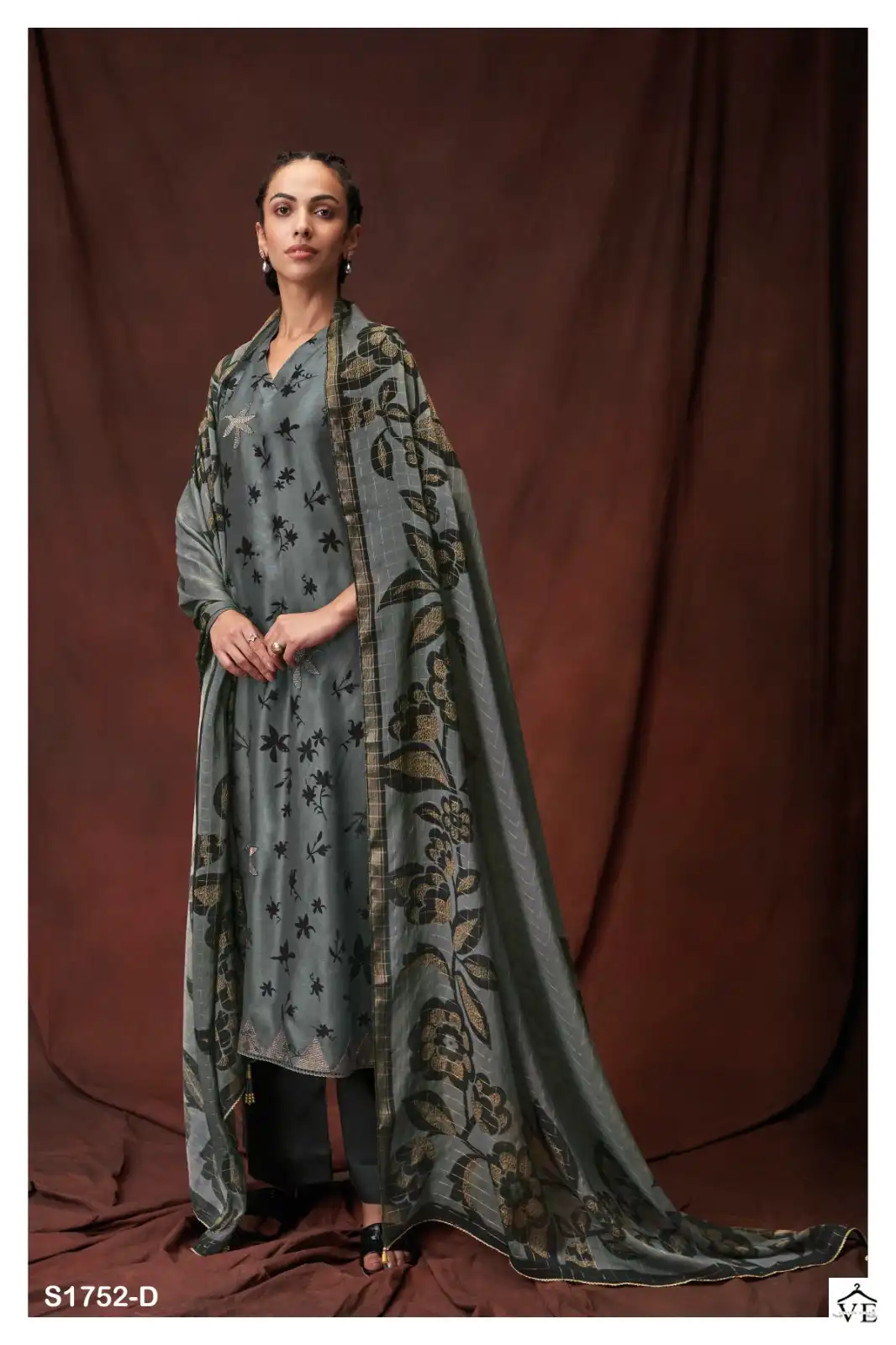 Ganga Leonie 1752 Premium Bemberg Russian Silk Wholesale Designer Salwar Suit Catalog — Wholesale Salwar Suits, Ganga wholesale from Surat - Gallery Image 4