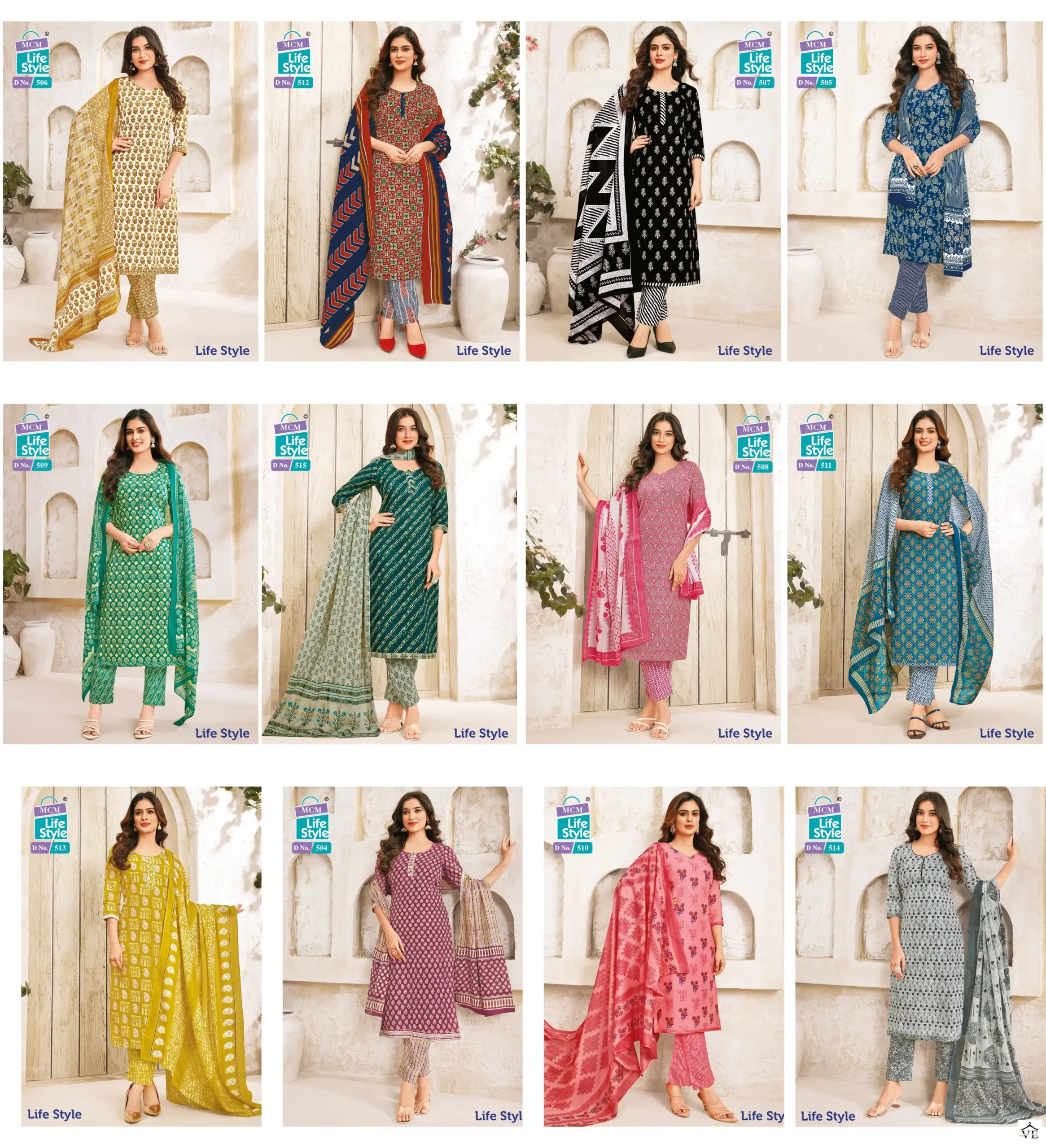 Mcm Lifestyle Vol 5 Cotton Wholesale Readymade Salwar Suit Catalog — Wholesale Salwar Suits, Mcm  wholesale from Surat — view 14