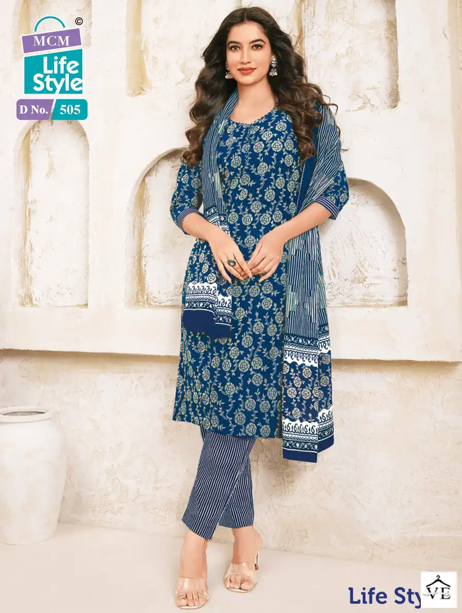 Mcm Lifestyle Vol 5 Cotton Wholesale Readymade Salwar Suit Catalog — Wholesale Salwar Suits, Mcm wholesale from Surat — view 1
