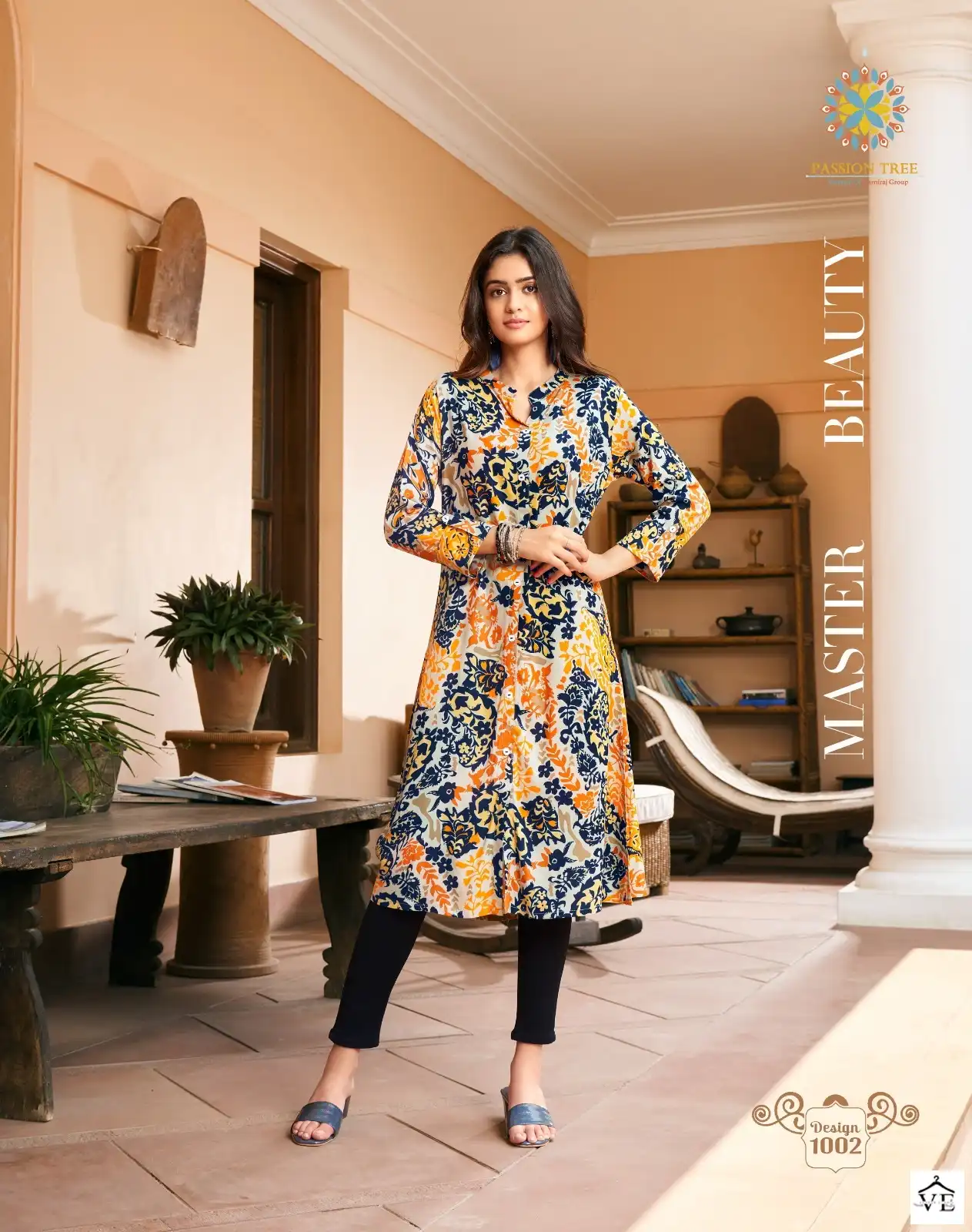 Vardan Ethnic Life Style Vol 1 Heavy Rayon Wholesale Kurtis Catalog — Wholesale Kurtis, MPA wholesale from Surat - Gallery Image 3