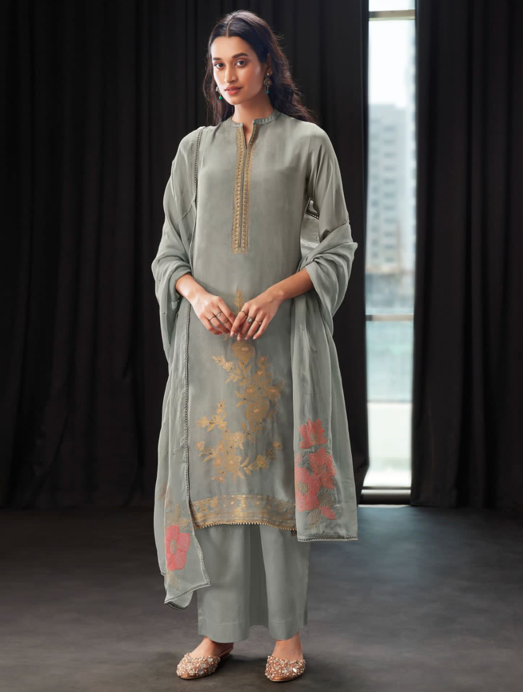 Ganga Lilie 1697 Premium Viscose Silk Wholesale Designer Salwar Suit — Wholesale Salwar Suits, Ganga wholesale from Surat — view 1