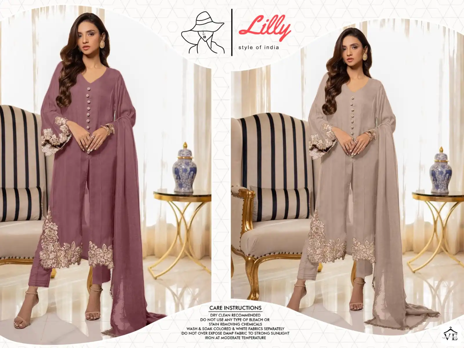 Lilly Style Of India Georgette Wholesale Pakistani Readymade Salwar Suit Catalog — Wholesale Salwar Suits, MPA wholesale from Surat — view 8