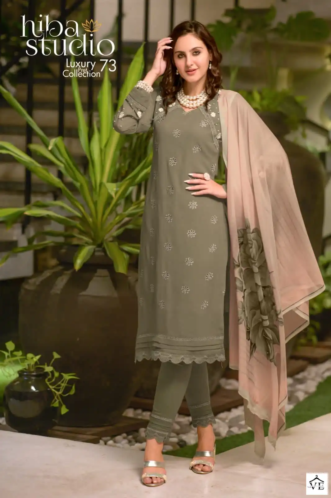 Vardan Ethnic Lpc 73 Georgette Wholesale Pakistani Readymade Salwar Suit Catalog — Wholesale Salwar Suits, MPA wholesale from Surat - Gallery Image 4