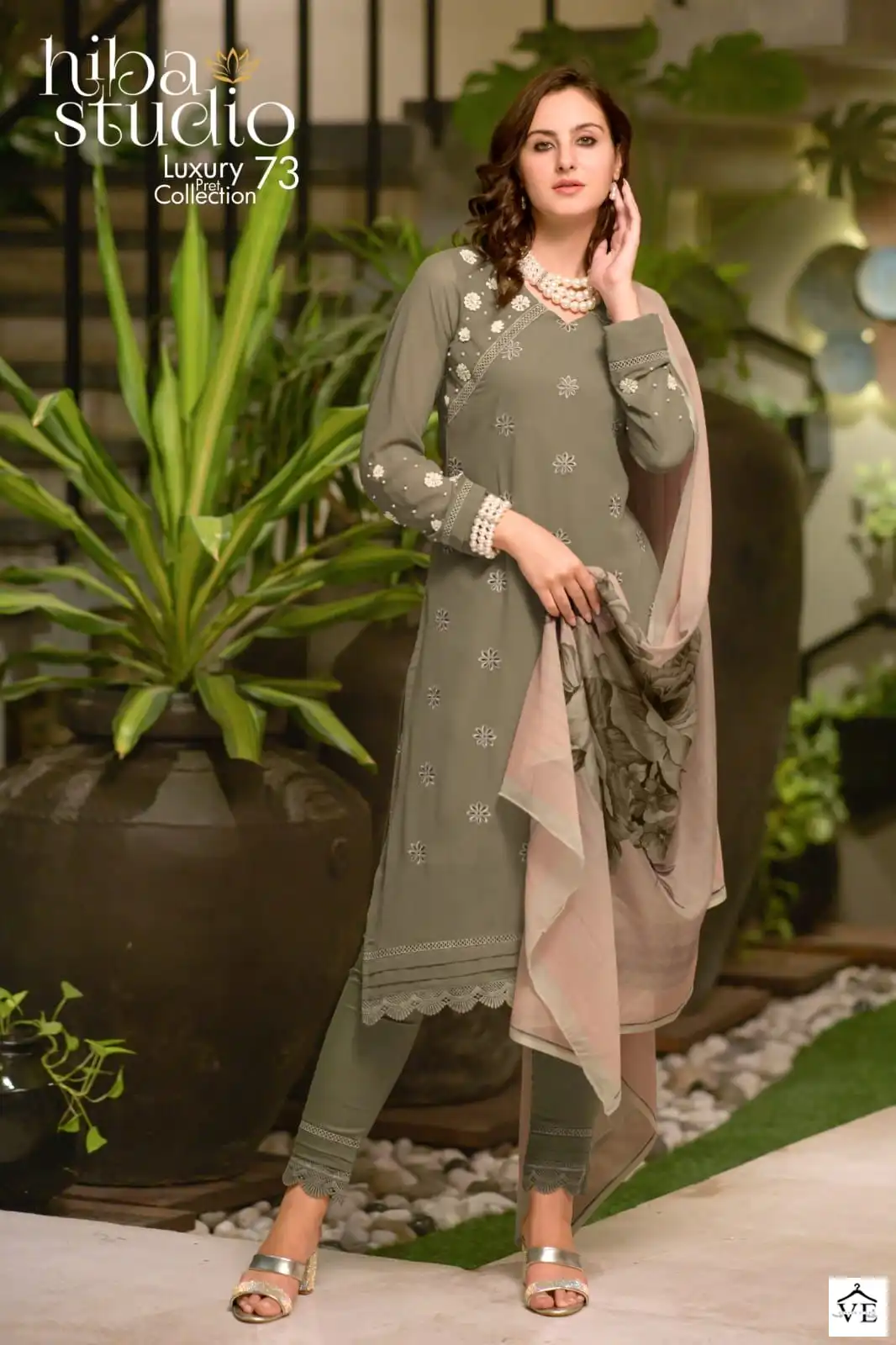 Vardan Ethnic Lpc 73 Georgette Wholesale Pakistani Readymade Salwar Suit Catalog — Wholesale Salwar Suits, MPA wholesale from Surat - Gallery Image 5