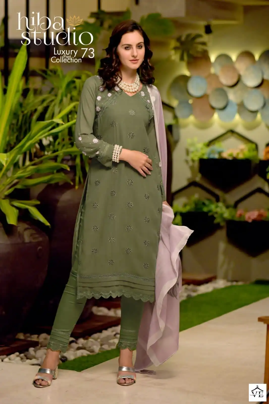 Vardan Ethnic Lpc 73 Georgette Wholesale Pakistani Readymade Salwar Suit Catalog — Wholesale Salwar Suits, MPA wholesale from Surat — view 6