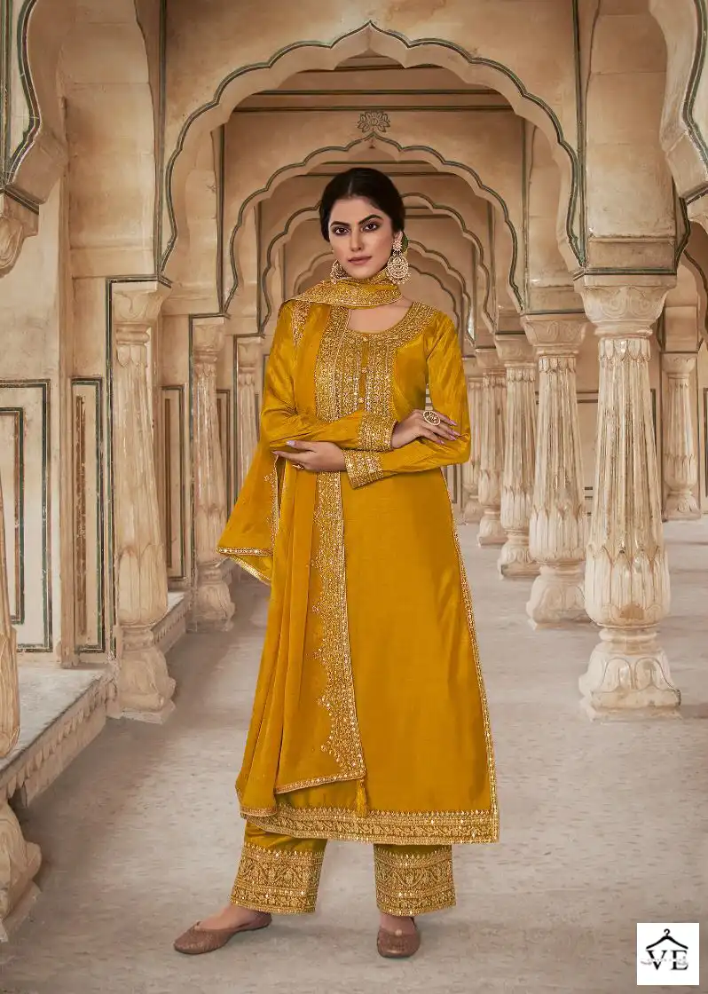 Lt Nitya Vol 186 Dola Silk Wholesale Designer Salwar Suit Catalog — Wholesale Salwar Suits, MPA wholesale from Surat — view 5