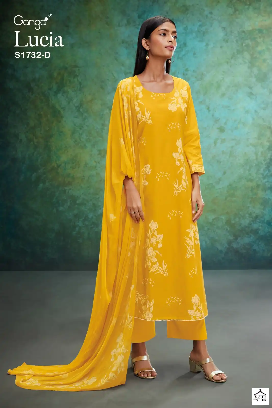 Ganga Lucia 1732 Cotton Wholesale Designer Salwar Suit Catalog — Wholesale Salwar Suits, Ganga wholesale from Surat - Gallery Image 4