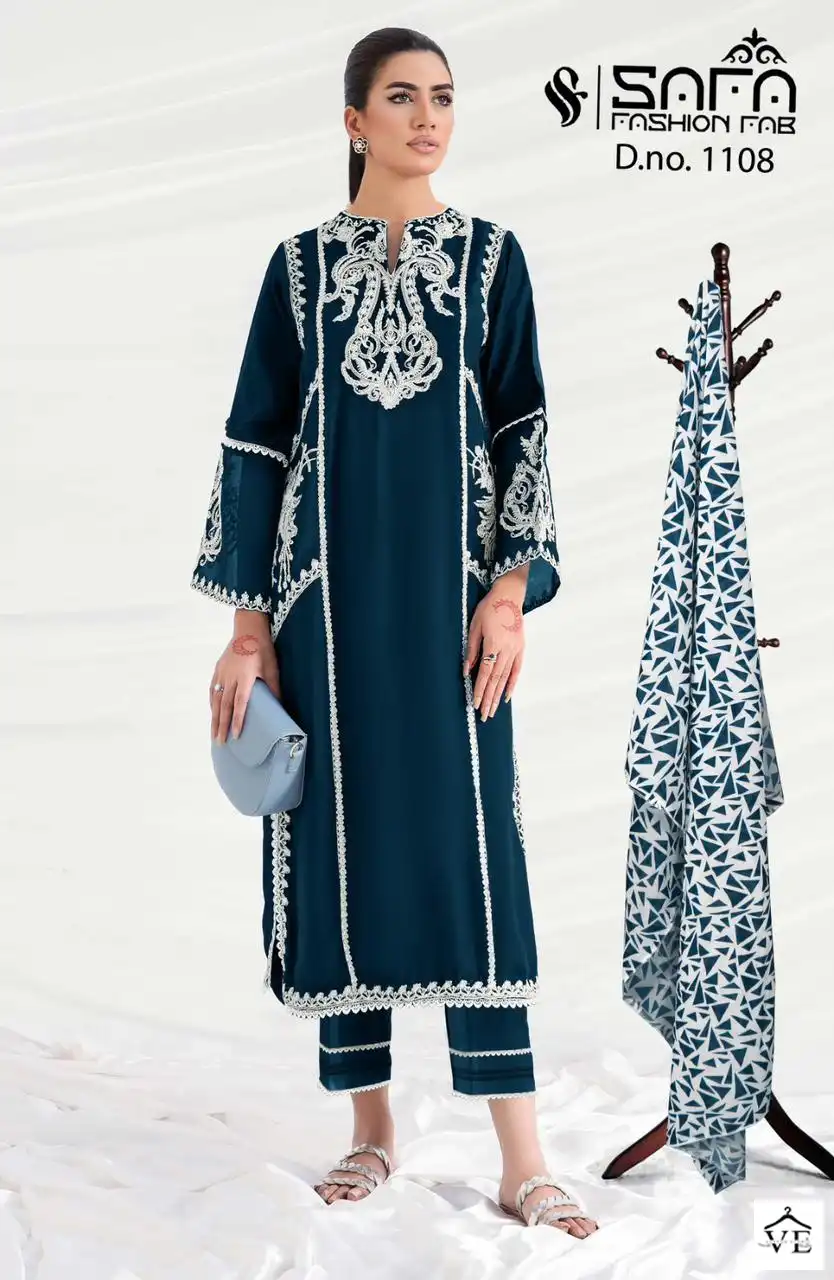 Vardan Ethnic Luxury Pret Formal Gorgette Wholesale Pakistani Readymade Salwar Suit Catalog — Wholesale Salwar Suits, MPA wholesale from Surat - Gallery Image 4