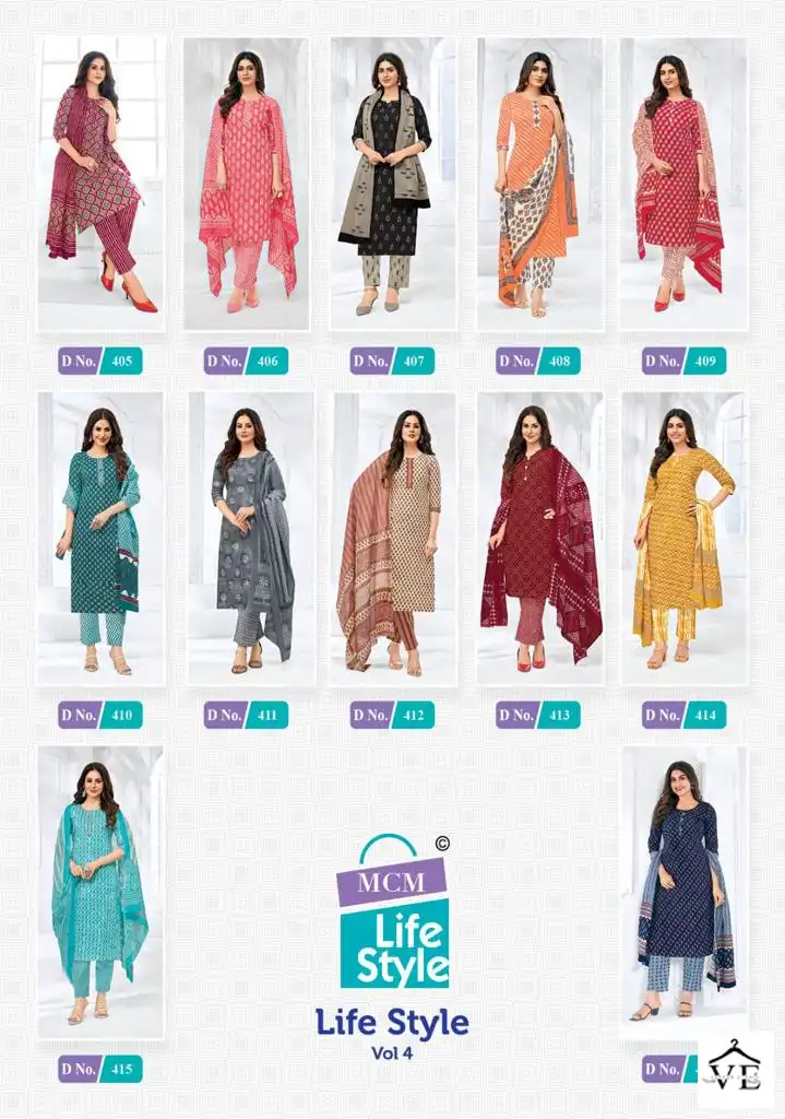 Mcm Lifestyle Vol 4 Pure Cotton Wholesale Readymade Salwar Suit Catalog — Wholesale Salwar Suits, Mcm  wholesale from Surat — view 13
