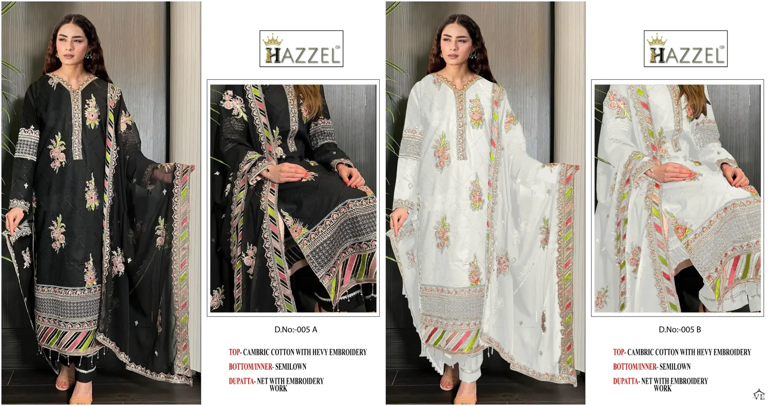 Vardan Ethnic D No 005 Cotton Wholesale Pakistani Salwar Suit Catalog — Wholesale Salwar Suits, MPA wholesale from Surat — view 7