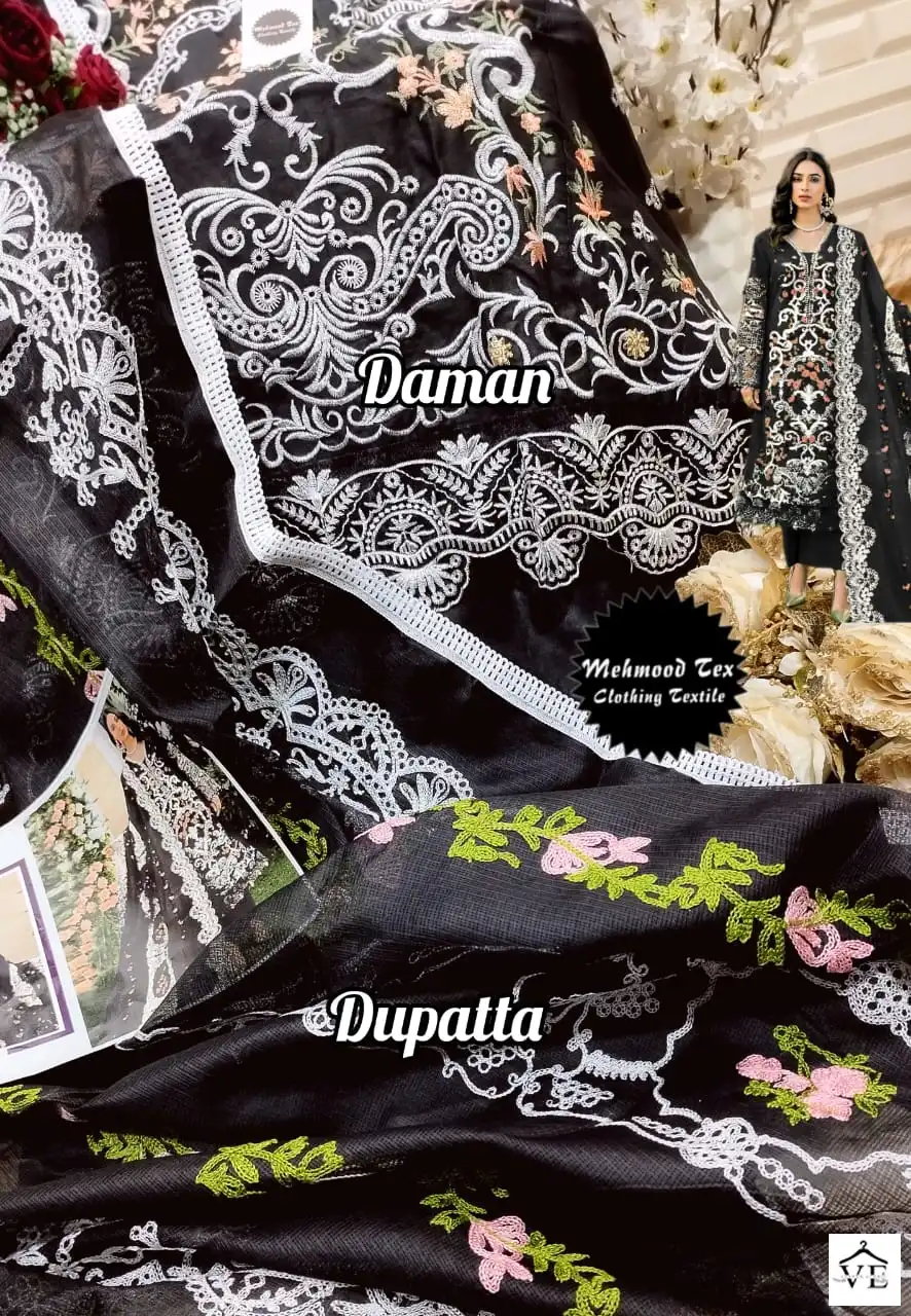 Mehmood Tex M 08 G Cotton Wholesale Pakistani Salwar Suit Catalog — Wholesale Salwar Suits, MPA wholesale from Surat — view 5
