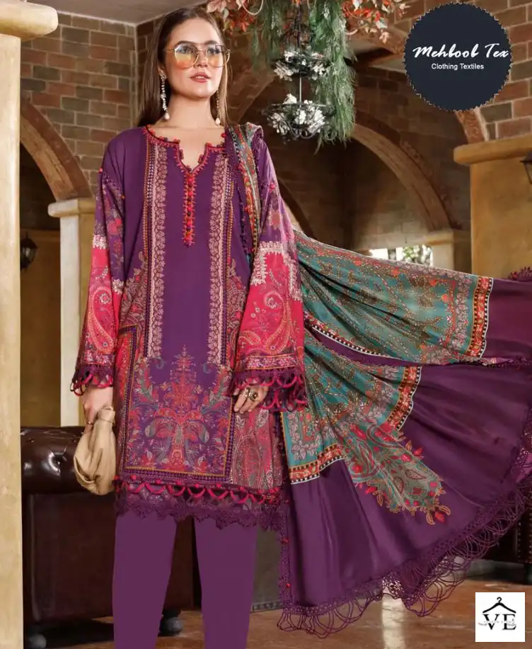 Mehboob Tex M Print Spring Summer 2023 Vol 01 Pure Cotton Wholesale Pakistani Salwar Suit Catalog — Wholesale Salwar Suits, MPA wholesale from Surat — view 1