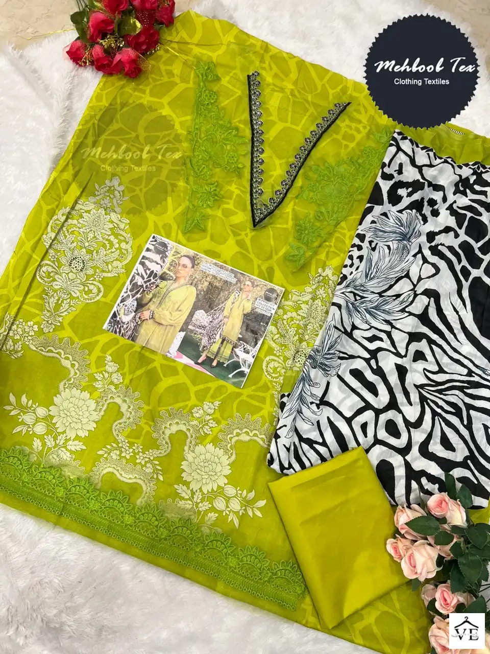 Mehboob Tex M Print Hit Collection 1031 Pure Cotton Print Wholesale Pakistani Salwar Suit — Wholesale Salwar Suits, MPA wholesale from Surat - Gallery Image 5