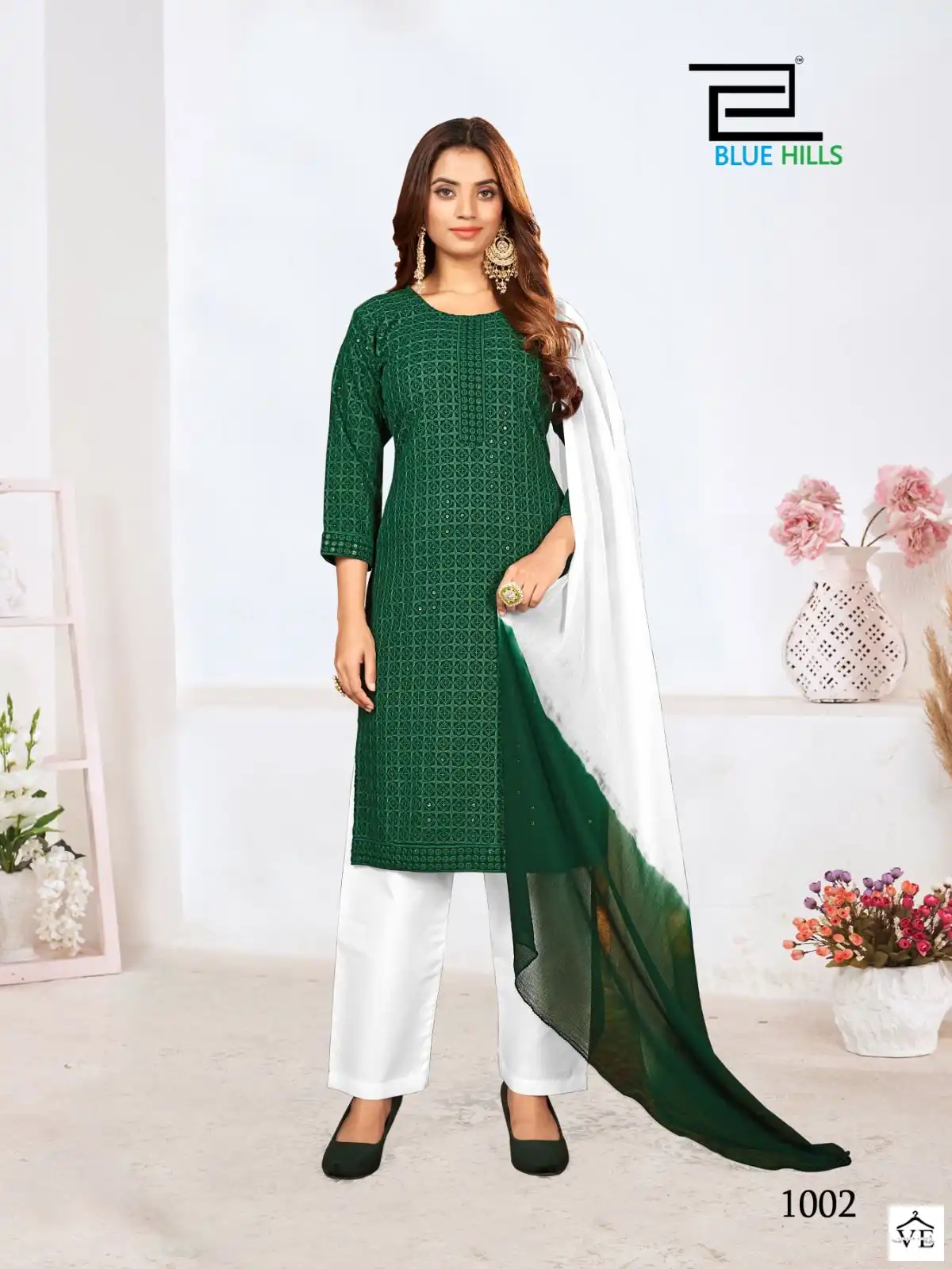 Blue Hills Madhubala Rayon 14Kg Wholesale Readymade Salwar Suit Catalog — Wholesale Salwar Suits, MPA wholesale from Surat - Gallery Image 4