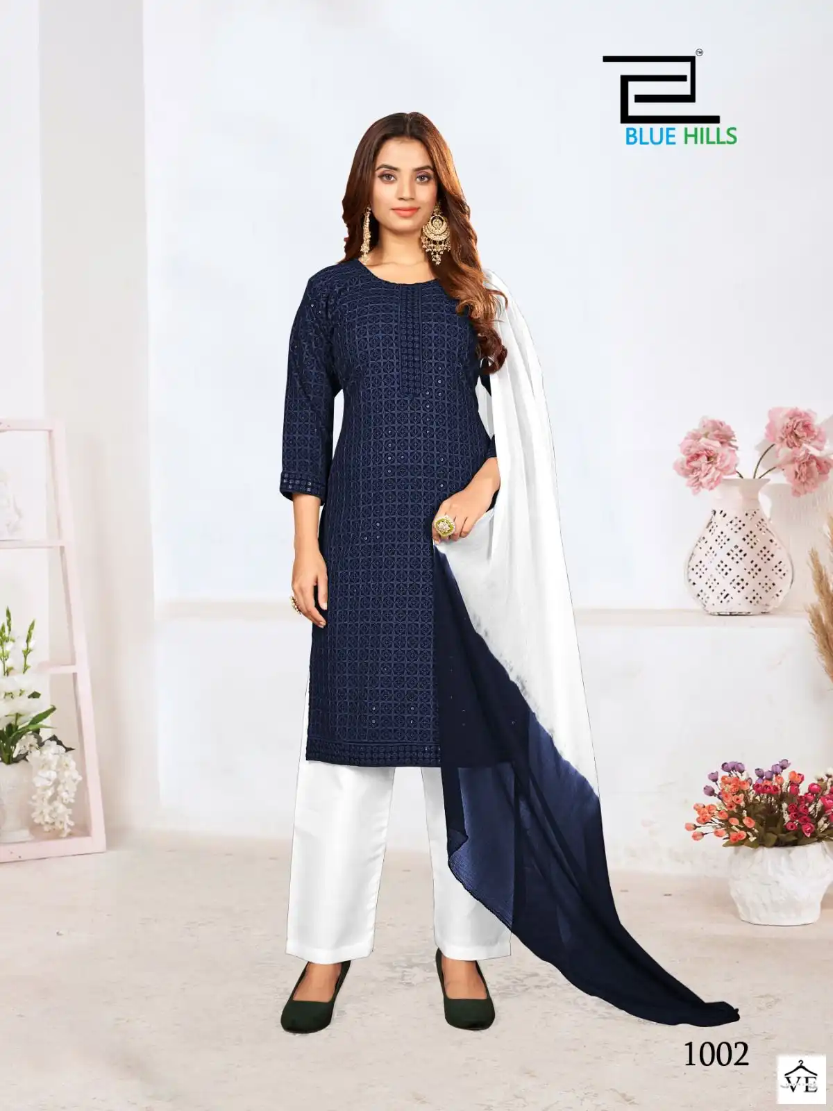 Blue Hills Madhubala Rayon 14Kg Wholesale Readymade Salwar Suit Catalog — Wholesale Salwar Suits, MPA wholesale from Surat - Gallery Image 6