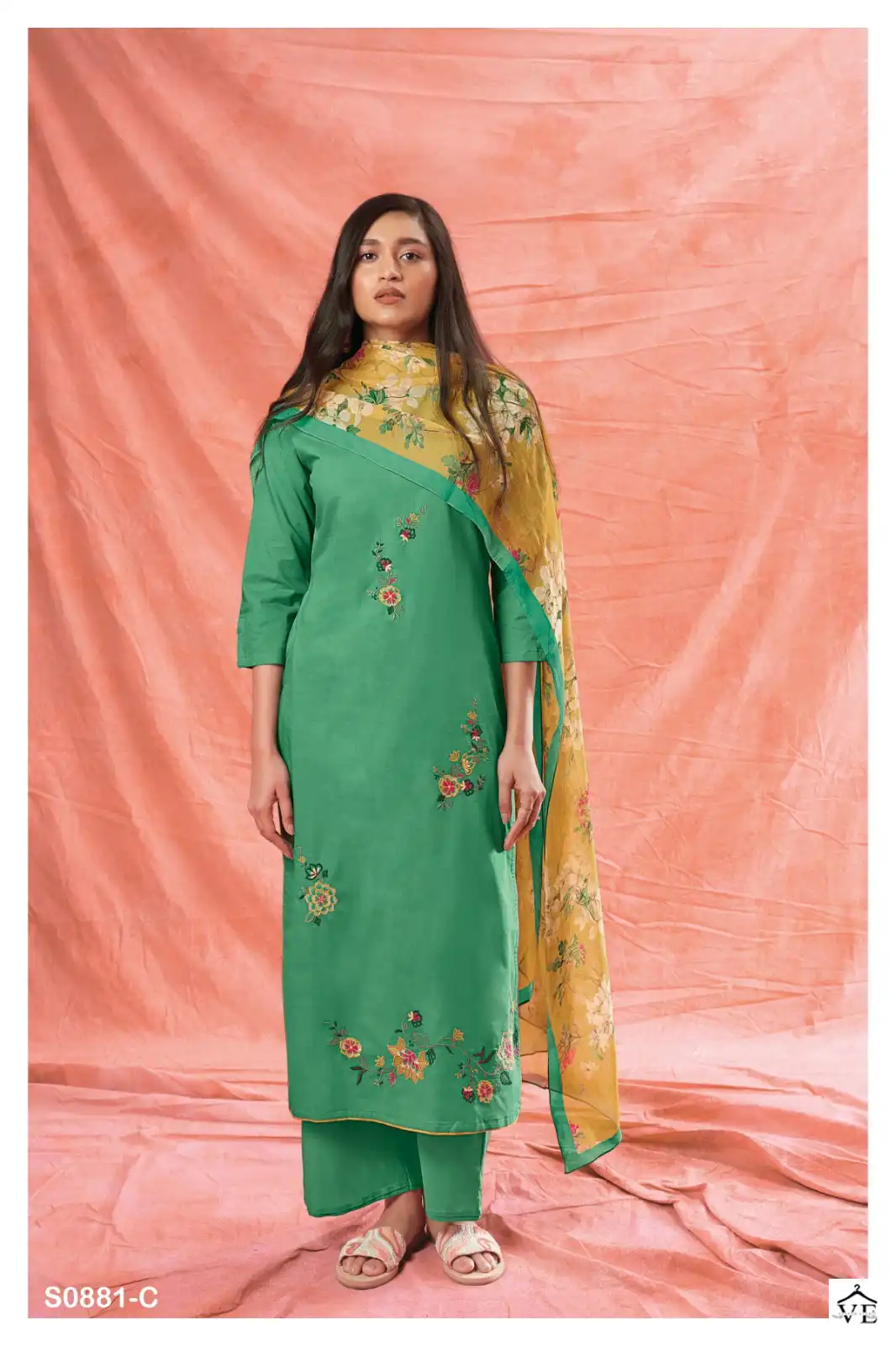 Ganga Madone 881 Premium Cotton Wholesale Designer Salwar Suit Catalog — Wholesale Salwar Suits, Ganga wholesale from Surat - Gallery Image 3