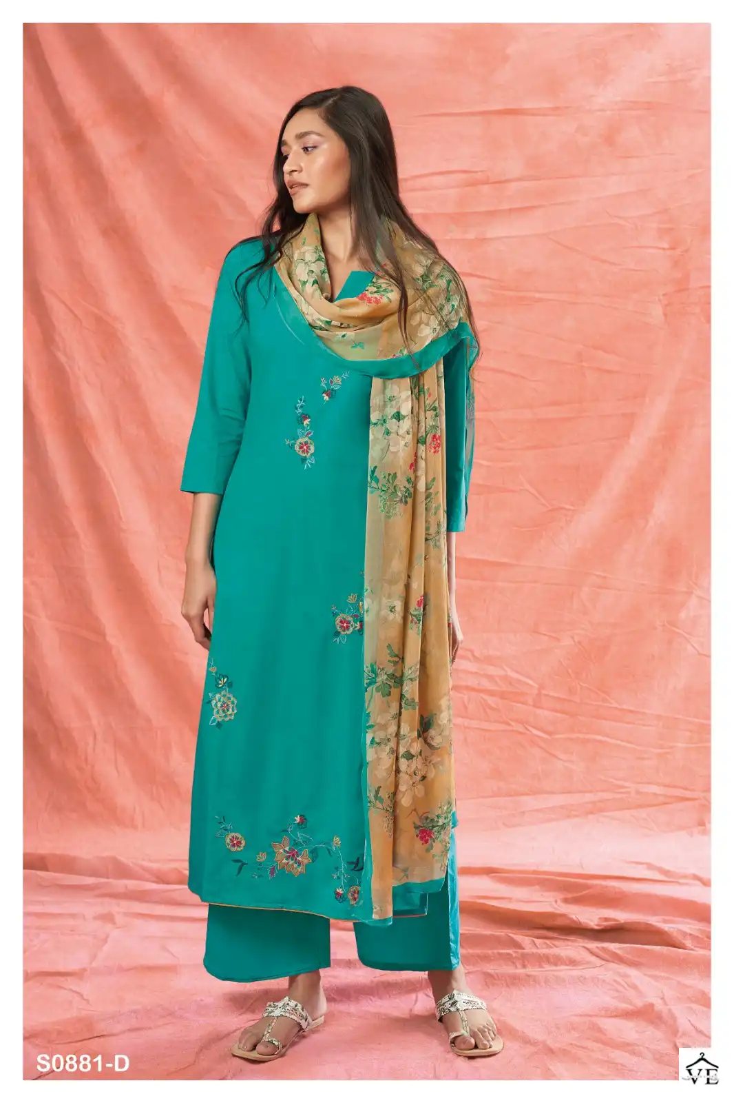 Ganga Madone 881 Premium Cotton Wholesale Designer Salwar Suit Catalog — Wholesale Salwar Suits, Ganga wholesale from Surat - Gallery Image 4