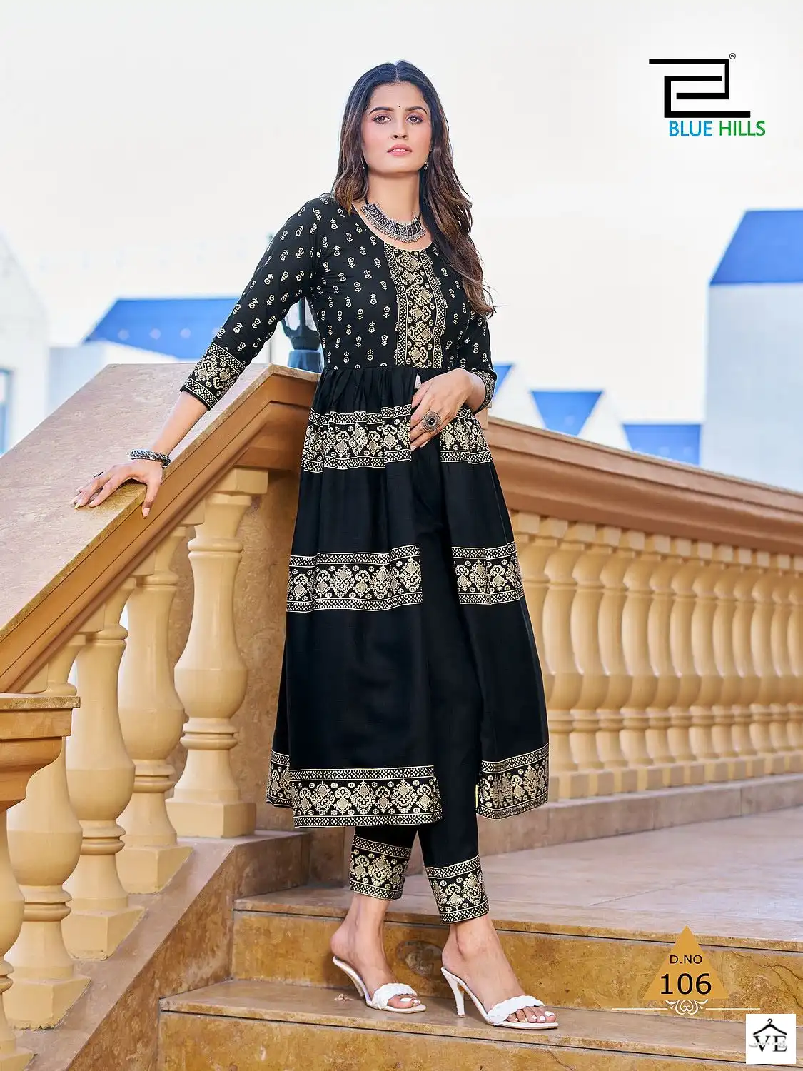 Vardan Ethnic Maharani Rayon 14Kg Wholesale Kurti With Pant Catalog — Wholesale Kurtis, MPA wholesale from Surat - Gallery Image 2