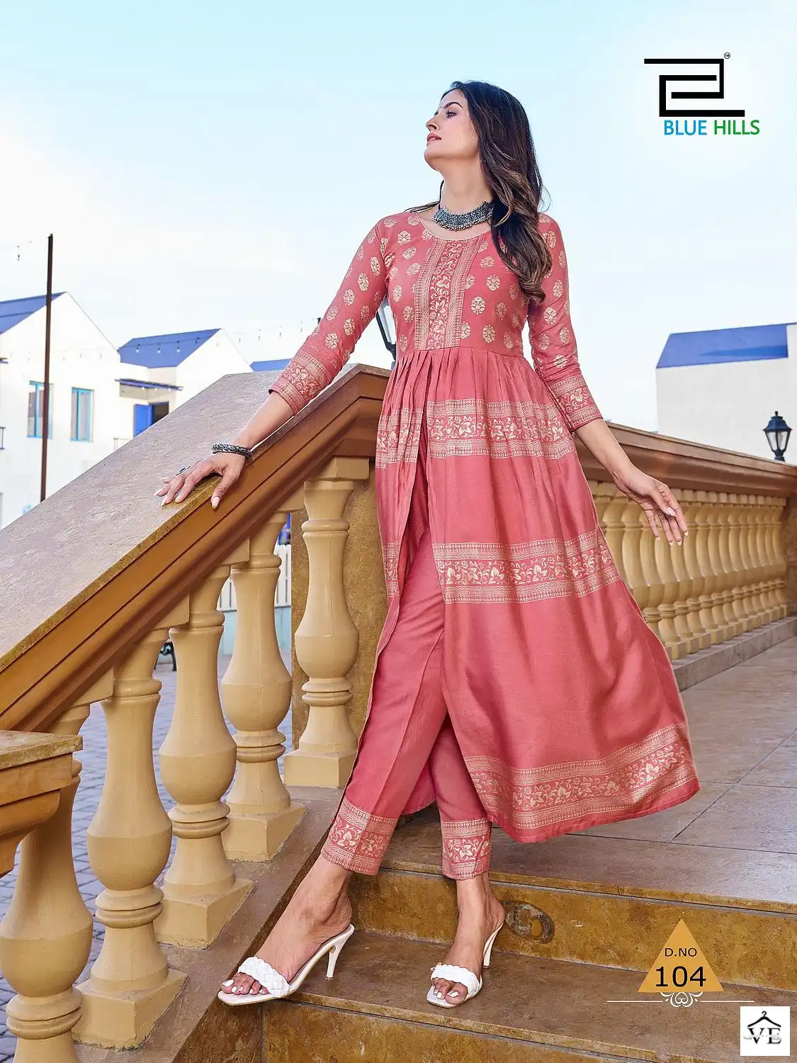 Vardan Ethnic Maharani Rayon 14Kg Wholesale Kurti With Pant Catalog — Wholesale Kurtis, MPA wholesale from Surat - Gallery Image 3