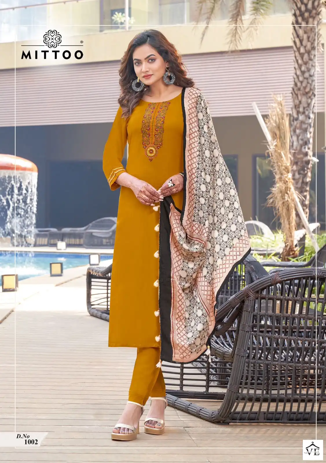 Mittoo Mahima Viscose Weaving Wholesale Readymade Salwar Suit Catalog — Wholesale Salwar Suits, Mittoo wholesale from Surat — view 2