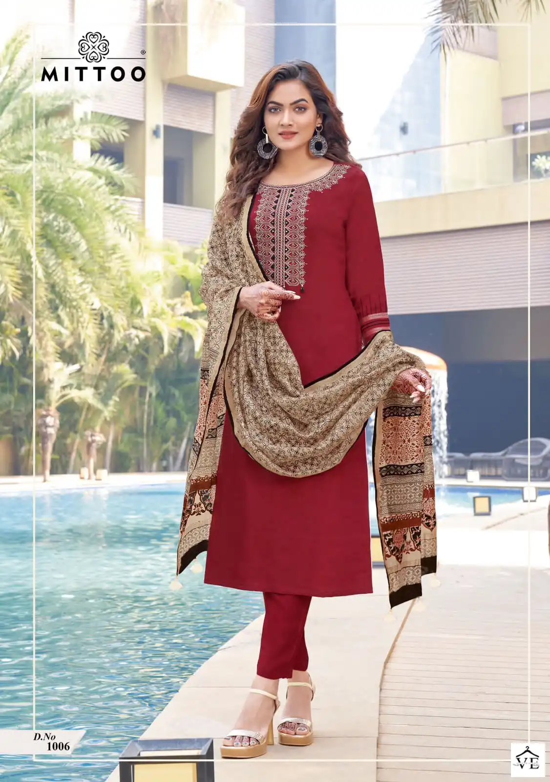 Mittoo Mahima Viscose Weaving Wholesale Readymade Salwar Suit Catalog — Wholesale Salwar Suits, Mittoo wholesale from Surat — view 4