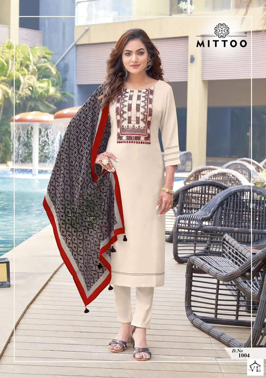 Mittoo Mahima Viscose Weaving Wholesale Readymade Salwar Suit Catalog — Wholesale Salwar Suits, Mittoo wholesale from Surat — view 5
