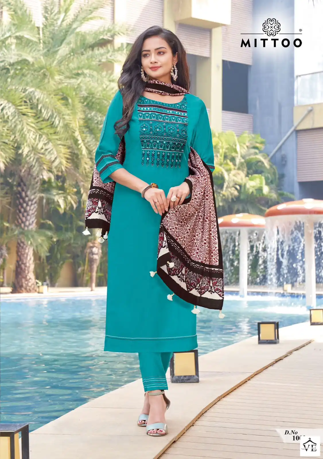 Mittoo Mahima Viscose Weaving Wholesale Readymade Salwar Suit Catalog — Wholesale Salwar Suits, Mittoo wholesale from Surat — view 6