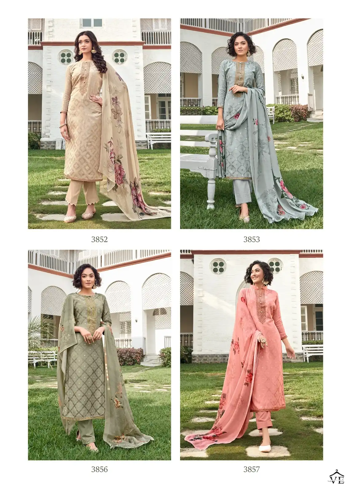 Bela Mahiraah Muslin Soft Jacquard Wholesale Designer Salwar Suit Catalog — Wholesale Salwar Suits, MPA wholesale from Surat — view 9
