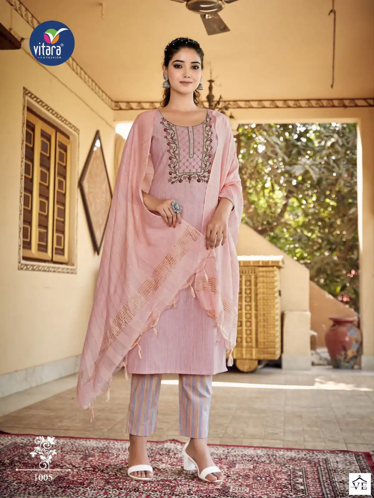 Vitara Fashion Majento Cotton Wholesale Readymade Salwar Suit Catalog — Wholesale Salwar Suits, MPA wholesale from Surat - Gallery Image 5