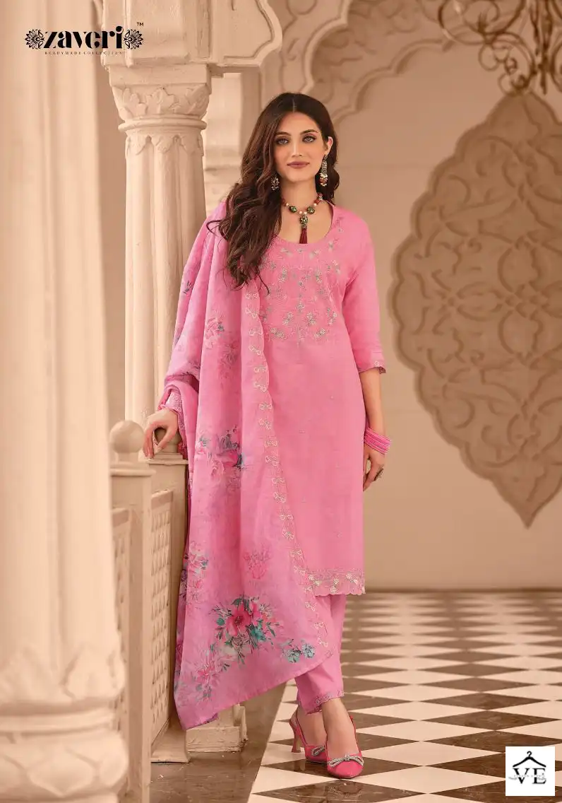 Zaveri Mal Mal Vol 1 Pure Cotton Wholesale Designer Readymade Salwar Suit Catalog — Wholesale Salwar Suits, MPA wholesale from Surat - Gallery Image 2